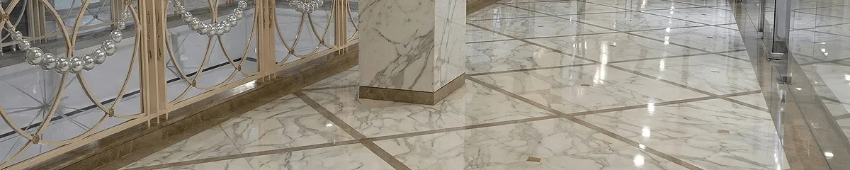 Beautiful marble floor professionally installed in Fort Collins, CO